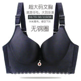 Seamless Large Sexy Strappy Lady Wireless Lingerie Push Up Bra