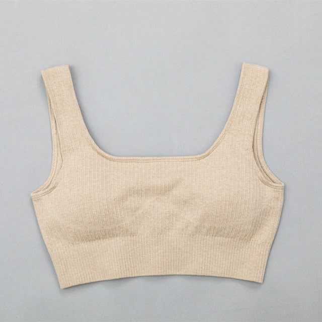 Vital Seamless Medium Support Running Racerback Vest Bra