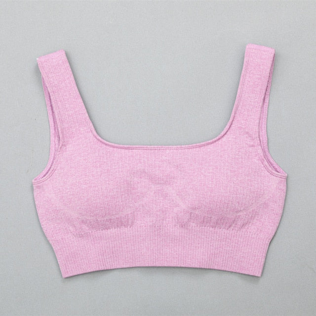 Vital Seamless Medium Support Running Racerback Vest Bra