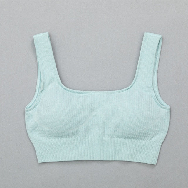 Vital Seamless Medium Support Running Racerback Vest Bra