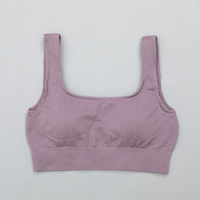 Vital Seamless Medium Support Running Racerback Vest Bra