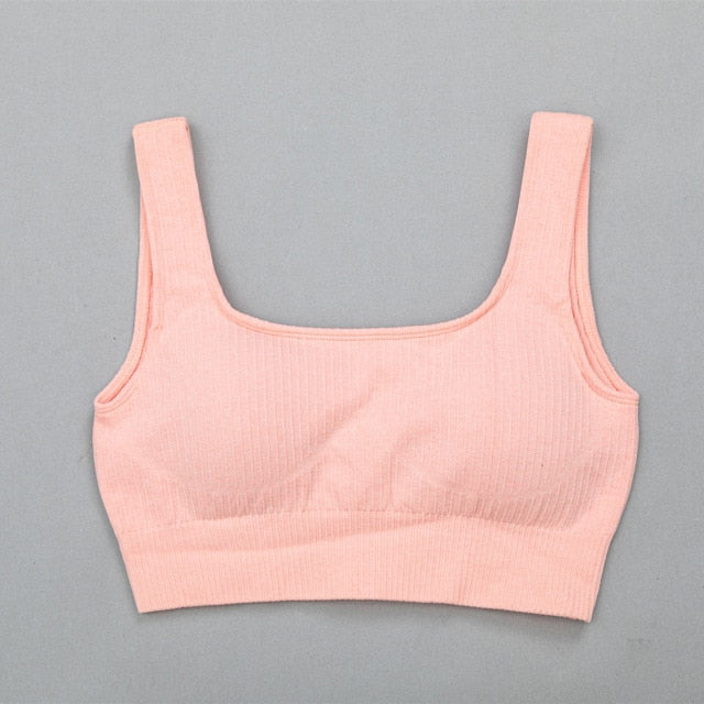 Vital Seamless Medium Support Running Racerback Vest Bra