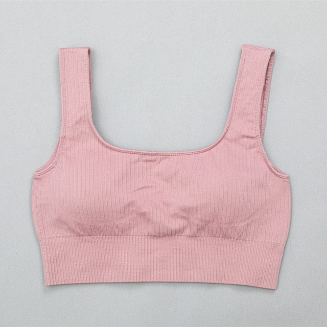 Vital Seamless Medium Support Running Racerback Vest Bra