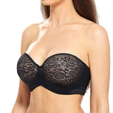 Seamless Lift Padded Half Cup Multi-Way Underwire Bra