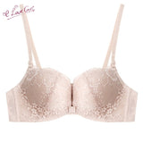 Sexy Front Closure Comfortable Seamless Push Up And Lace Bra