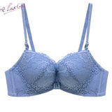 Sexy Front Closure Comfortable Seamless Push Up And Lace Bra