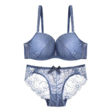 Sexy Front Closure Comfortable Seamless Push Up And Lace Bra