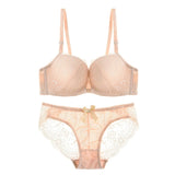 Sexy Front Closure Comfortable Seamless Push Up And Lace Bra
