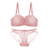 Sexy Front Closure Comfortable Seamless Push Up And Lace Bra