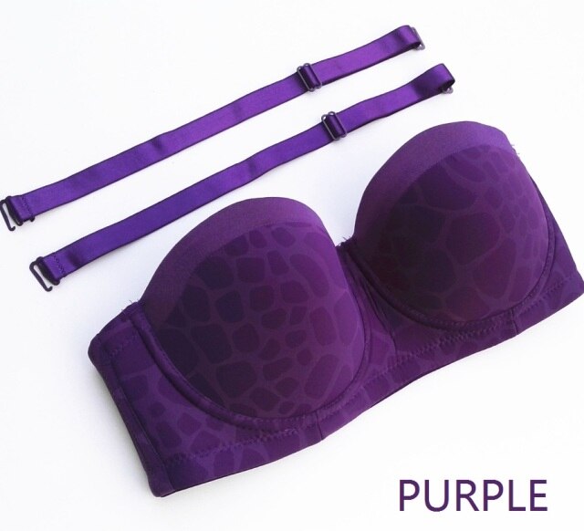 Padded Strapless Underwire Multiway Half Cup Bra