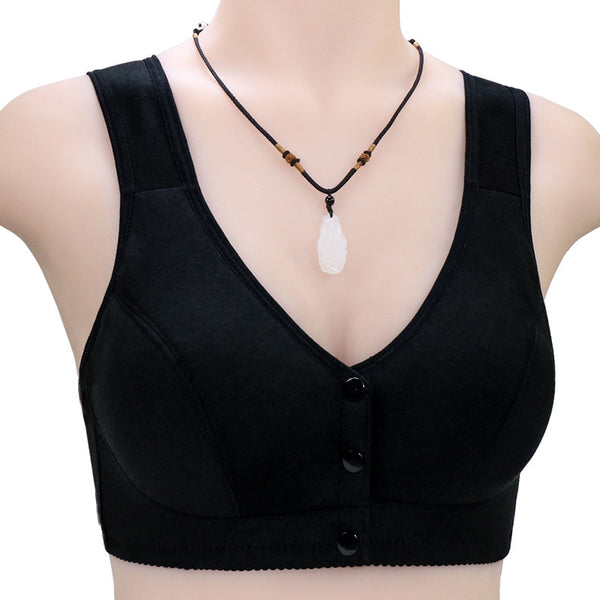 Gobetter Thin Front-Close Underwear BrasSeamless Bra