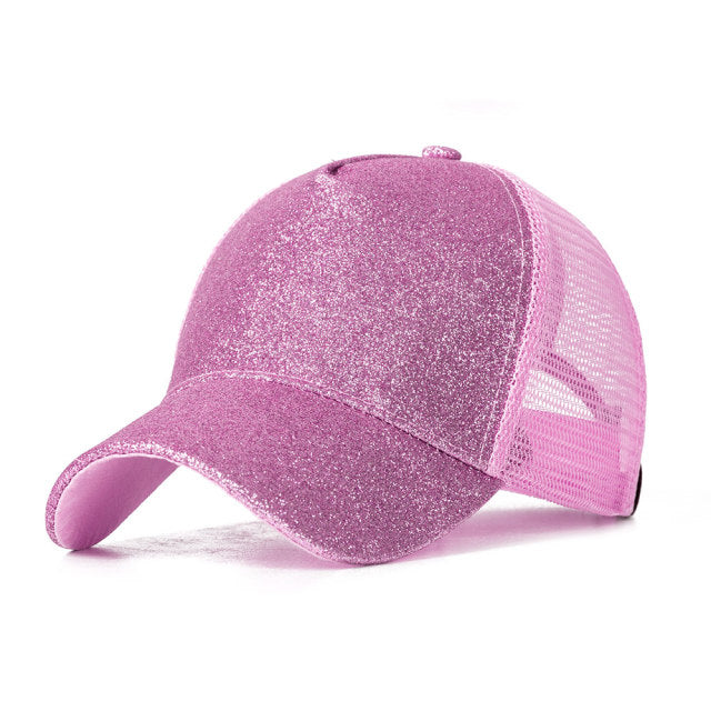 Fashion Ponytail Baseball Messy Bun Snapback Summer Hat