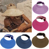 Visors Chapeau Foldable Wide Large Femme Summer Hat
