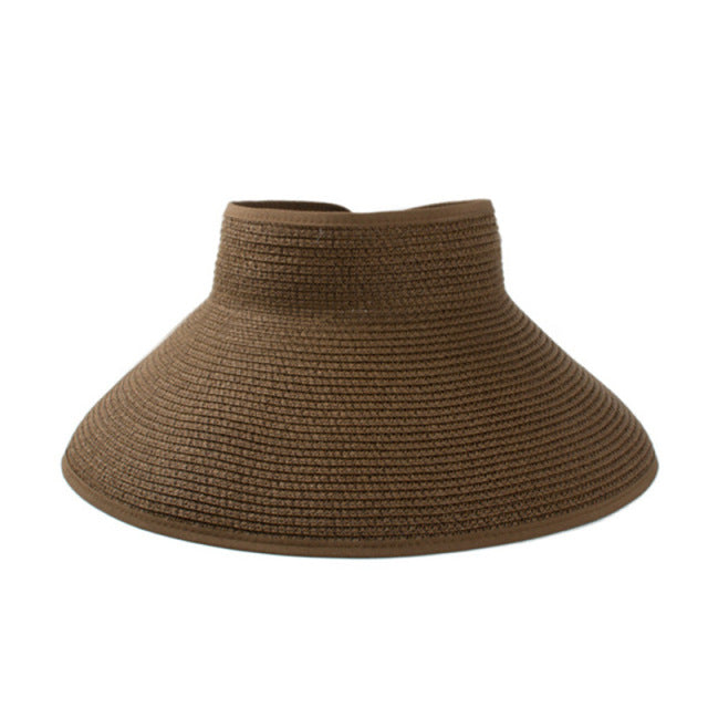 Visors Chapeau Foldable Wide Large Femme Summer Hat
