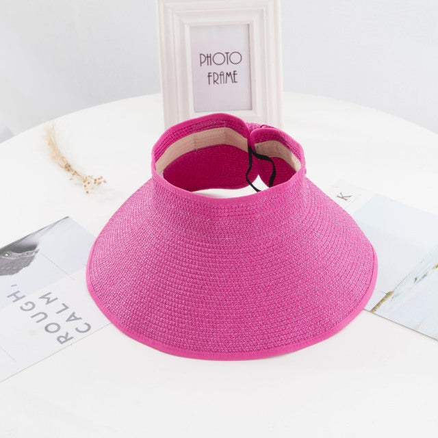 Visors Chapeau Foldable Wide Large Femme Summer Hat
