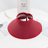 Visors Chapeau Foldable Wide Large Femme Summer Hat