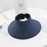 Visors Chapeau Foldable Wide Large Femme Summer Hat