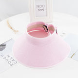 Visors Chapeau Foldable Wide Large Femme Summer Hat