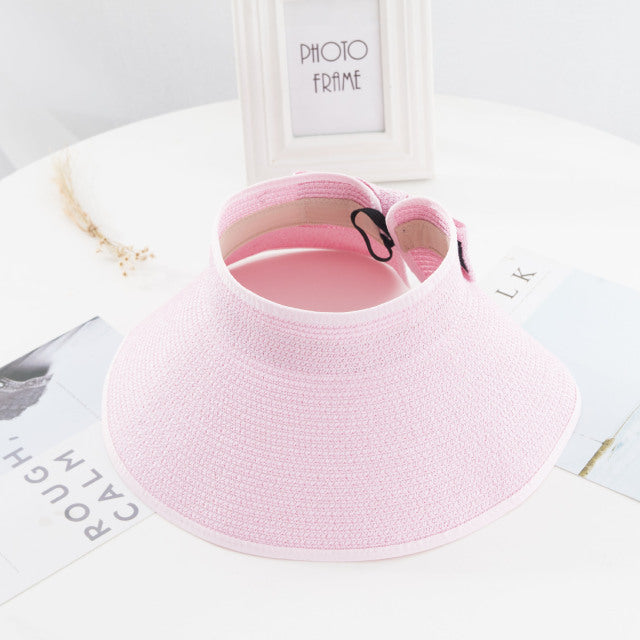 Visors Chapeau Foldable Wide Large Femme Summer Hat