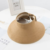 Visors Chapeau Foldable Wide Large Femme Summer Hat