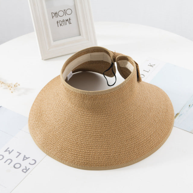 Visors Chapeau Foldable Wide Large Femme Summer Hat