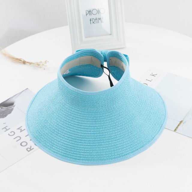 Visors Chapeau Foldable Wide Large Femme Summer Hat