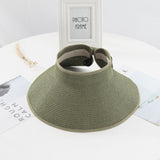Visors Chapeau Foldable Wide Large Femme Summer Hat