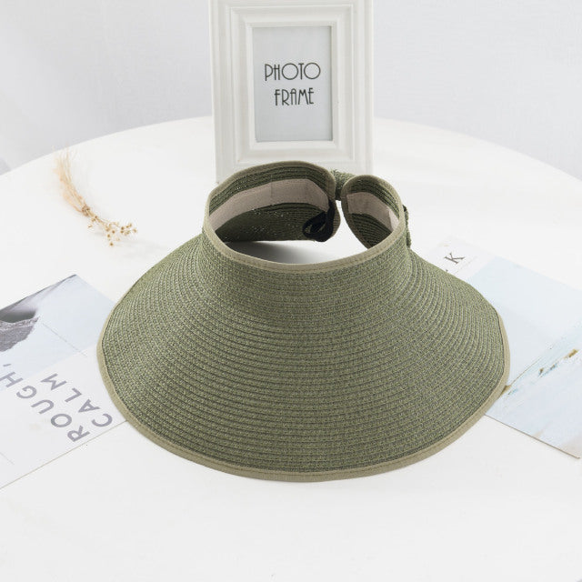 Visors Chapeau Foldable Wide Large Femme Summer Hat