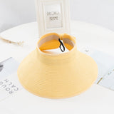 Visors Chapeau Foldable Wide Large Femme Summer Hat