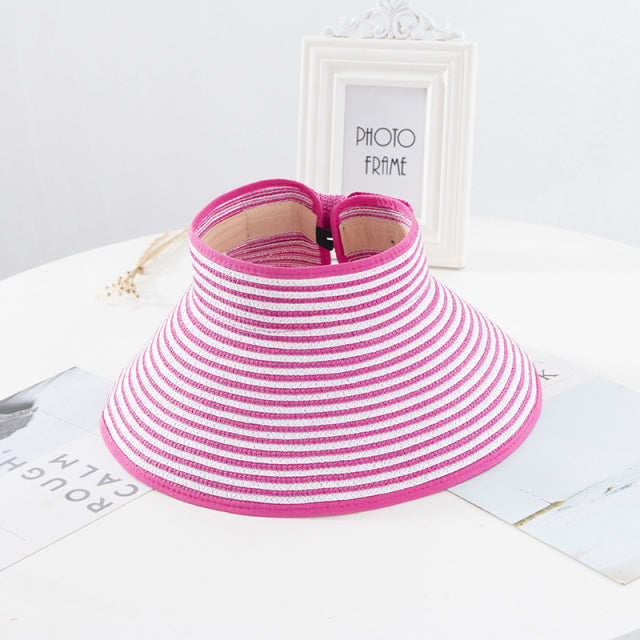 Visors Chapeau Foldable Wide Large Femme Summer Hat