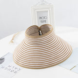 Visors Chapeau Foldable Wide Large Femme Summer Hat