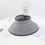 Visors Chapeau Foldable Wide Large Femme Summer Hat