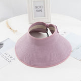 Visors Chapeau Foldable Wide Large Femme Summer Hat