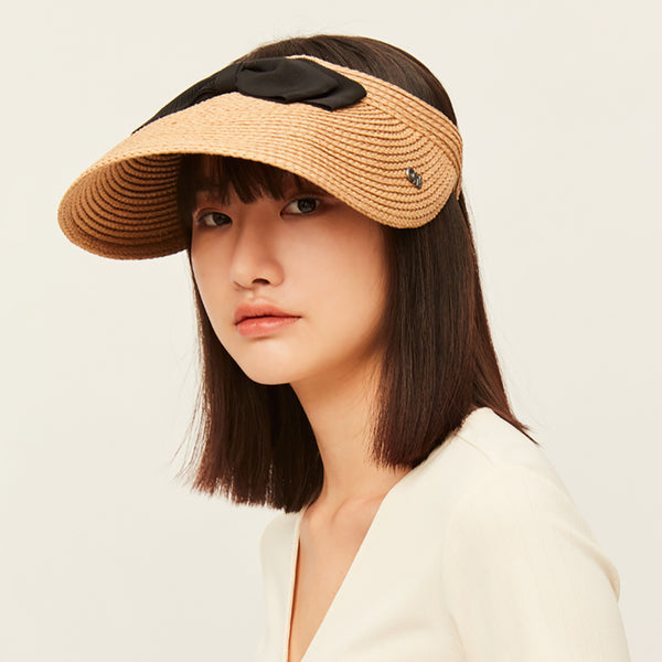 Panama Straw with Bow Professional UV Protection Summer Hat