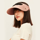 Panama Straw with Bow Professional UV Protection Summer Hat