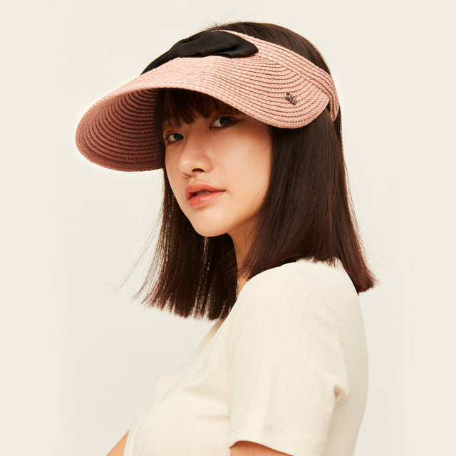 Panama Straw with Bow Professional UV Protection Summer Hat