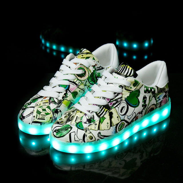 Krasovki with Backlight with Light Led Luminous Sneakers