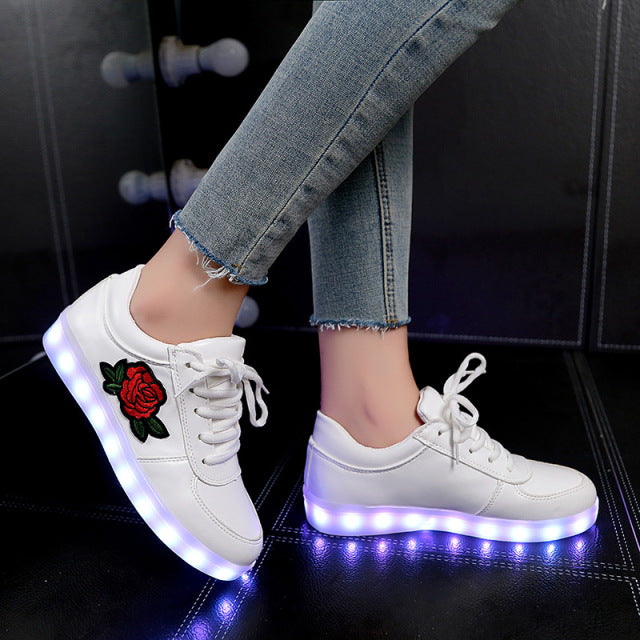Krasovki with Backlight with Light Led Luminous Sneakers