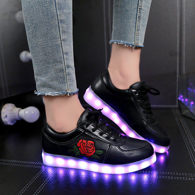 Krasovki with Backlight with Light Led Luminous Sneakers