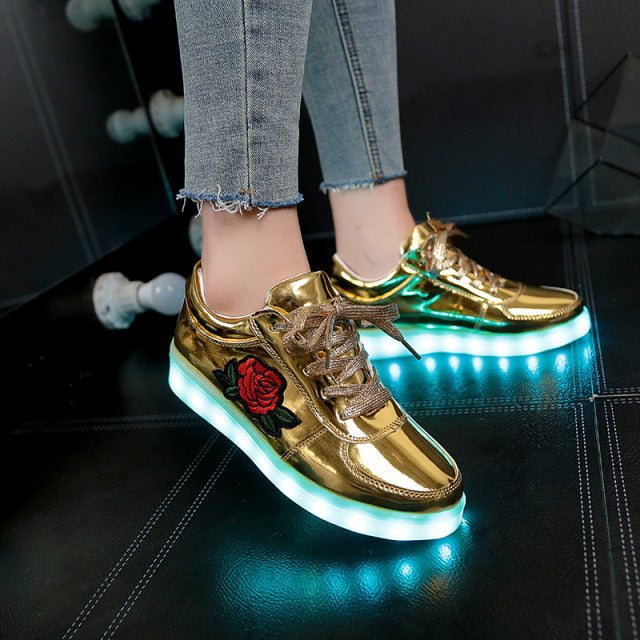 Krasovki with Backlight with Light Led Luminous Sneakers