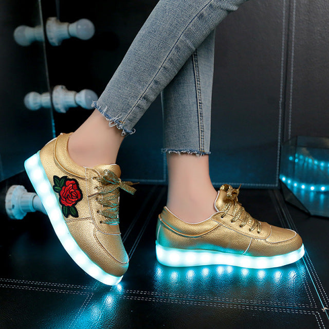 Krasovki with Backlight with Light Led Luminous Sneakers