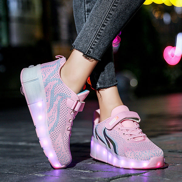 Roller Skates Glowing LED Light Casual Luminous Sneaker