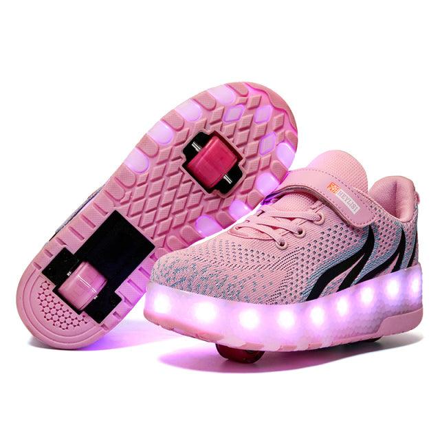 Roller Skates Glowing LED Light Casual Luminous Sneaker