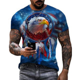 Soaring Eagle 3D Print T-Shirt Animal Funny Graphic Tees