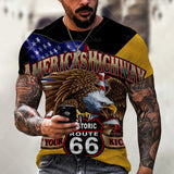 Soaring Eagle 3D Print T-Shirt Animal Funny Graphic Tees