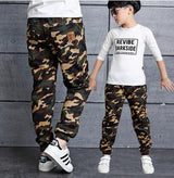 Boys Camouflage Joggers Casual Cargo Pants