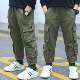 Spring Kids Joggers Cargo Pants