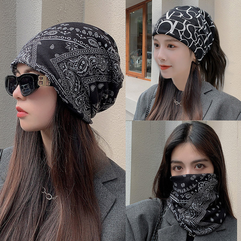 Winter Women Hat Warm Beanie Hats Cap Turban Tube Bandana