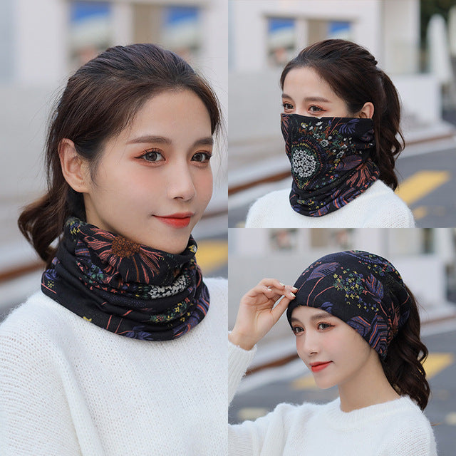 Winter Women Hat Warm Beanie Hats Cap Turban Tube Bandana