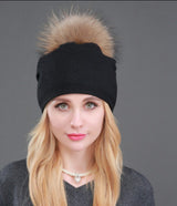 Autumn Winter Knitted Wool Hats For Women